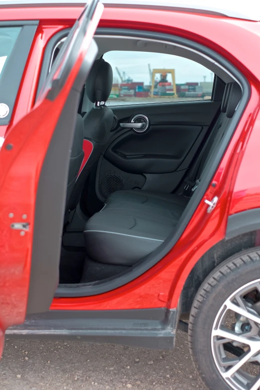 the inside of a car door and side entry door