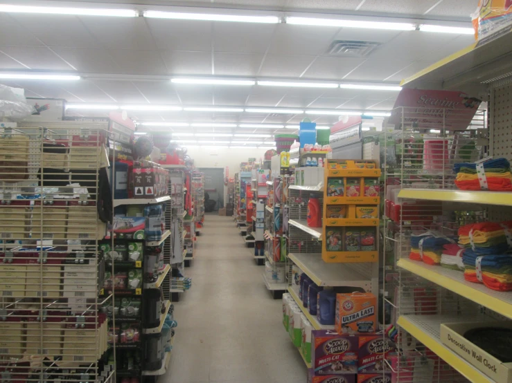 an empty store filled with items for sale