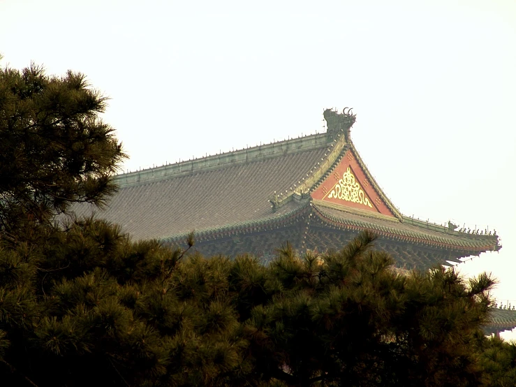 there is a very tall and ornate building in the background