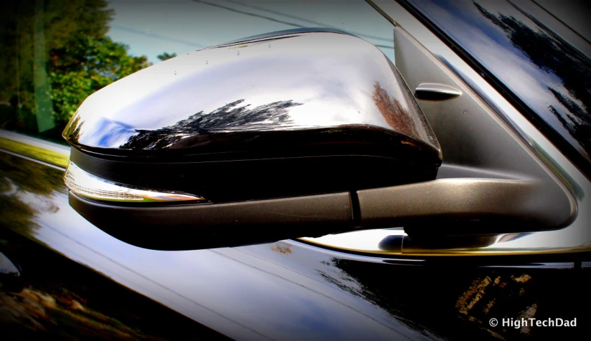 a car with a side view mirror attached to it