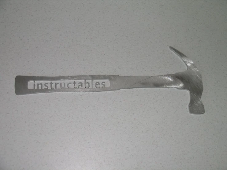 the inside of a wrench that reads instructable