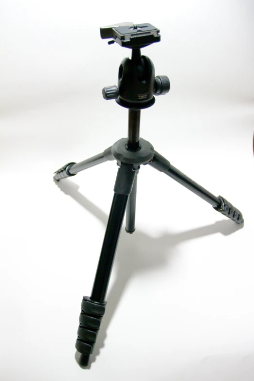 the tripod is black and needs to be fitted