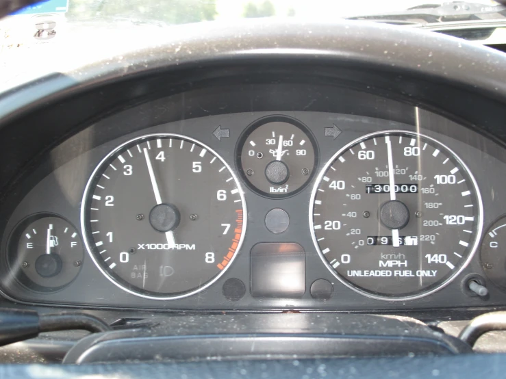 there is a picture of a vehicle dashboard