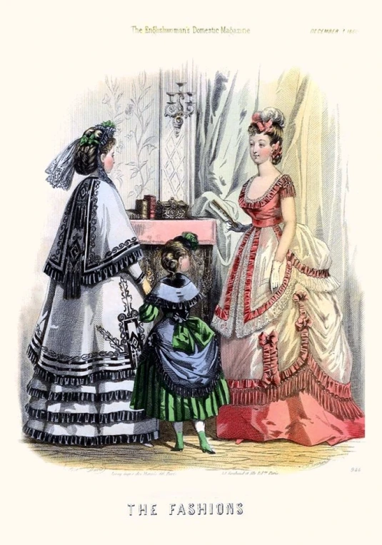 two women in period dresses one is holding onto the other
