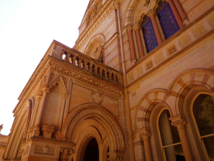 an ornate building with elaborate designs on it