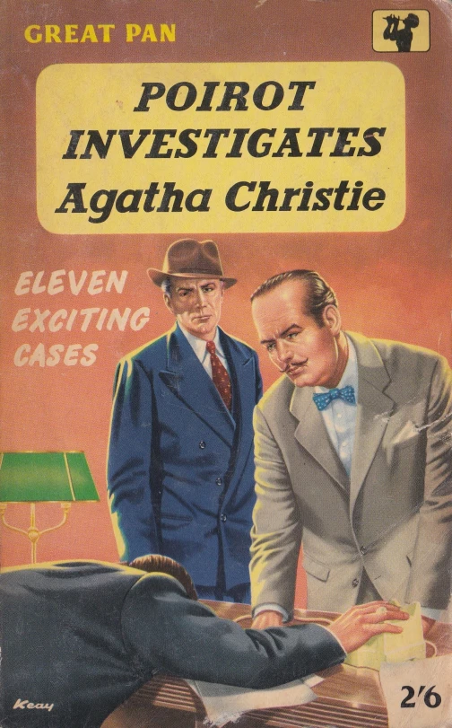 a book cover depicting two men talking to each other