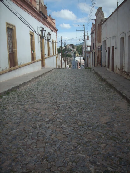 there is a street that has been paved
