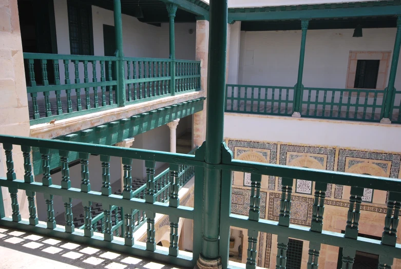 balcony railings and balconies with tiled buildings