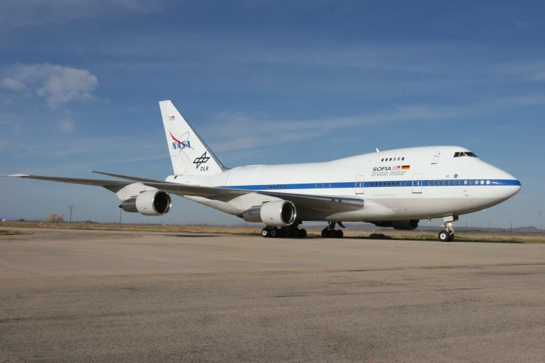 an airplane is waiting for passengers to board