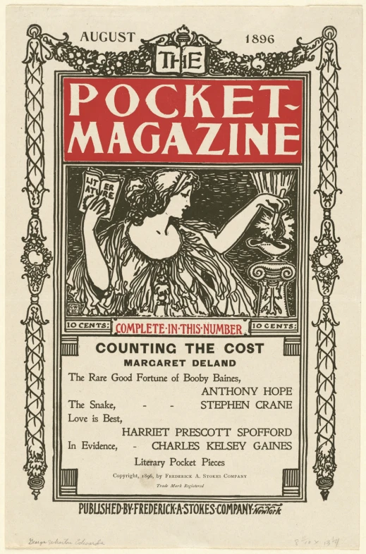 a newspaper advertit for the pocket magazine