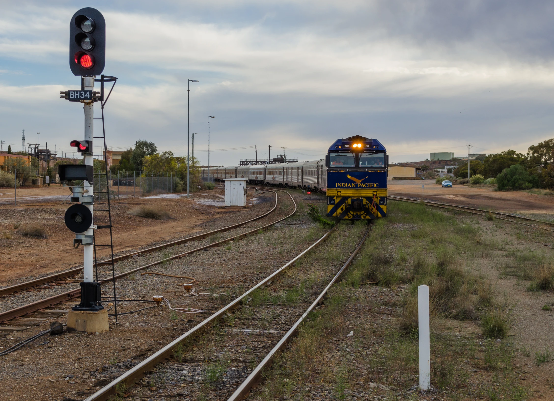 an image of a train that is going down the tracks