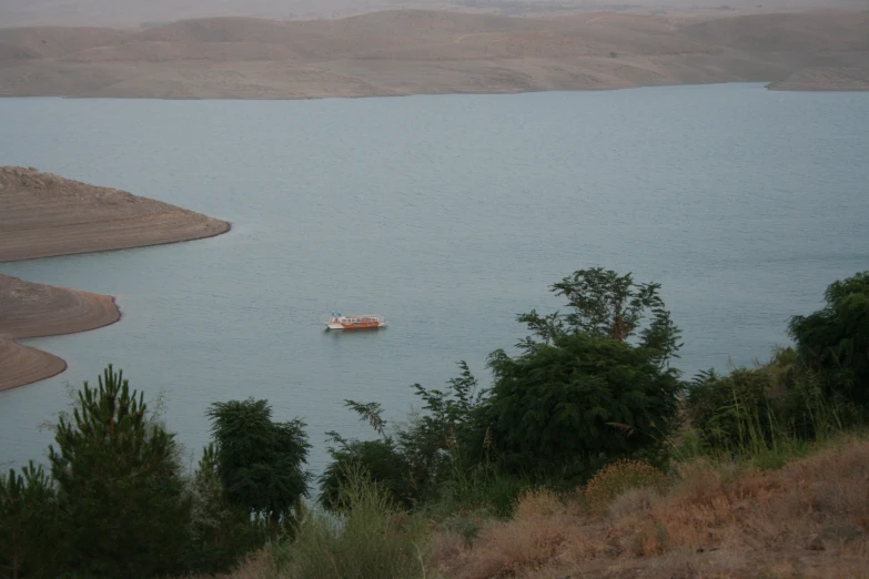 an image of boat in the water setting