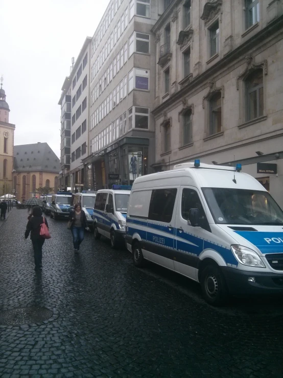 an ambulance car is parked on the road