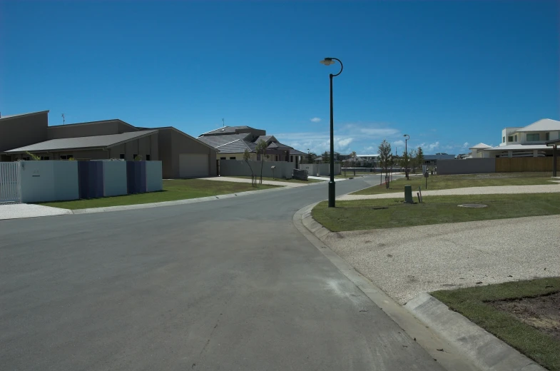 this is a picture of an empty street