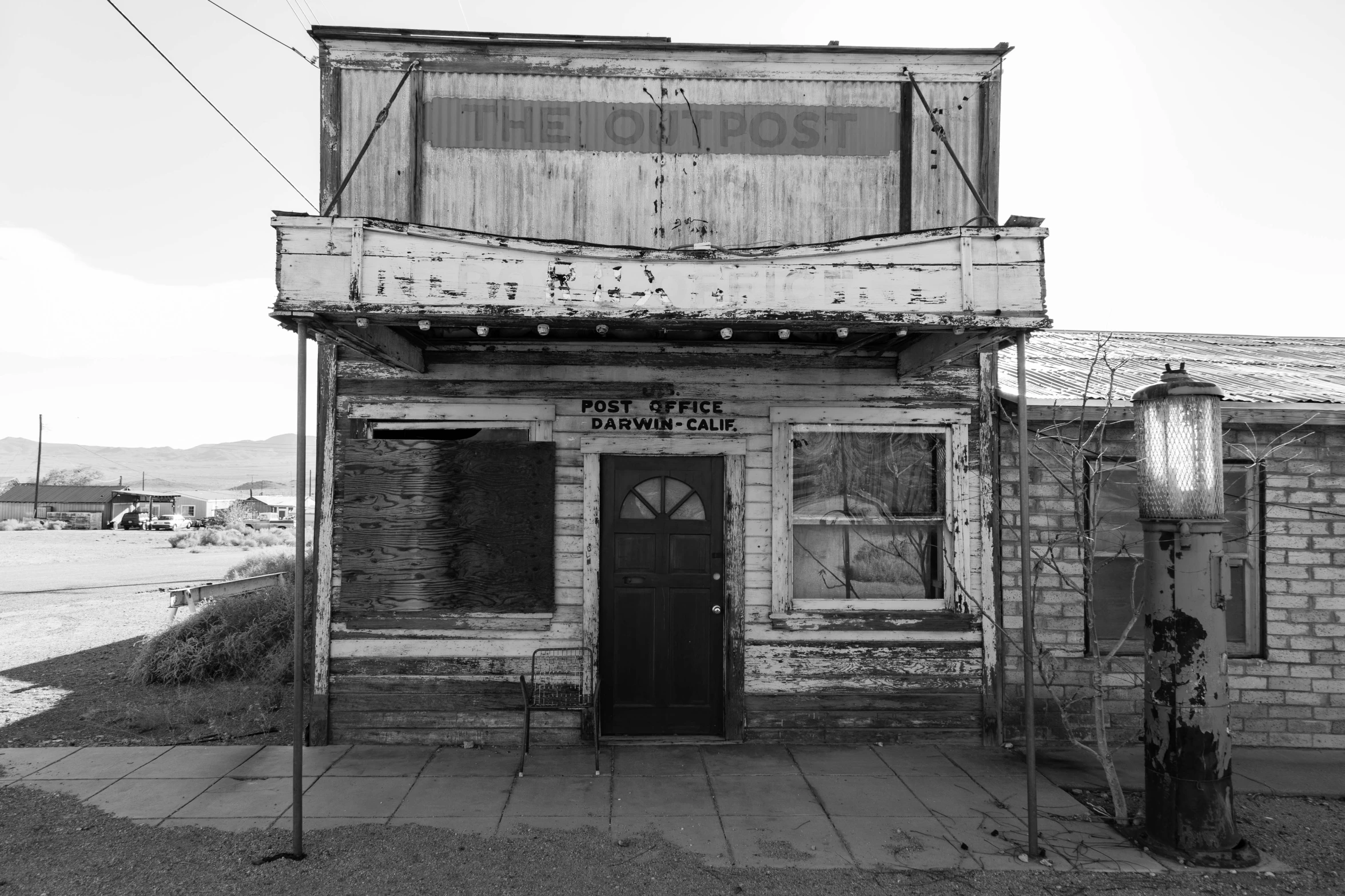 an old fashioned building in the middle of nowhere