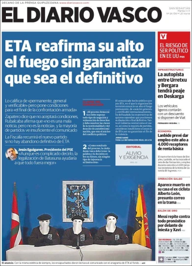 an article about the spanish government in a news paper