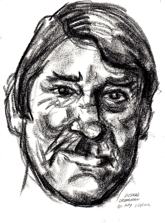 a drawing of a man is shown in the image