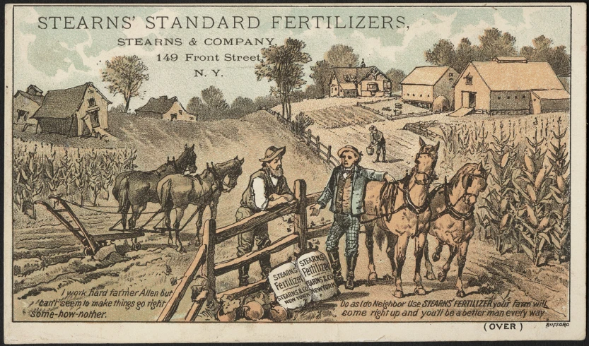 a picture of an advertit for stein's standard fertilizers