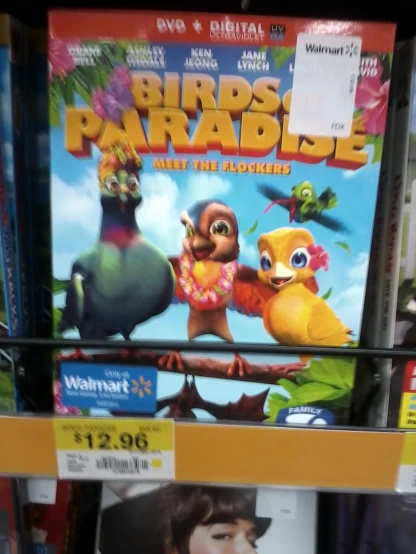 birds paradise dvd sitting on the shelf in the store