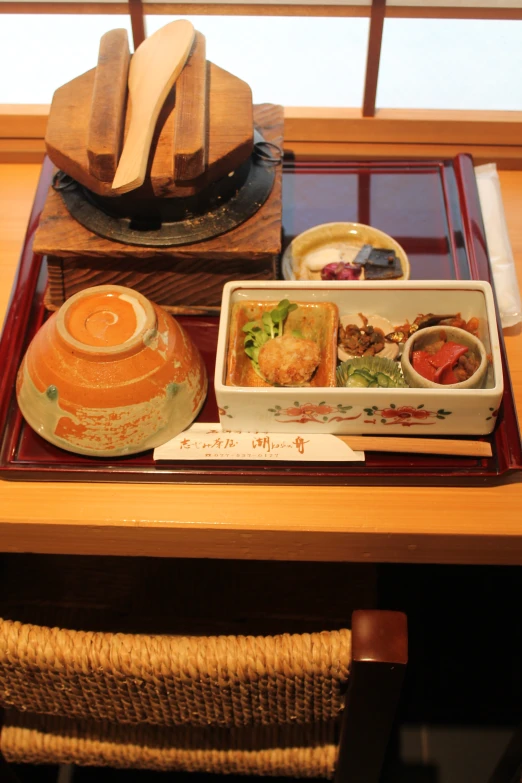 an assortment of various foods placed on a table