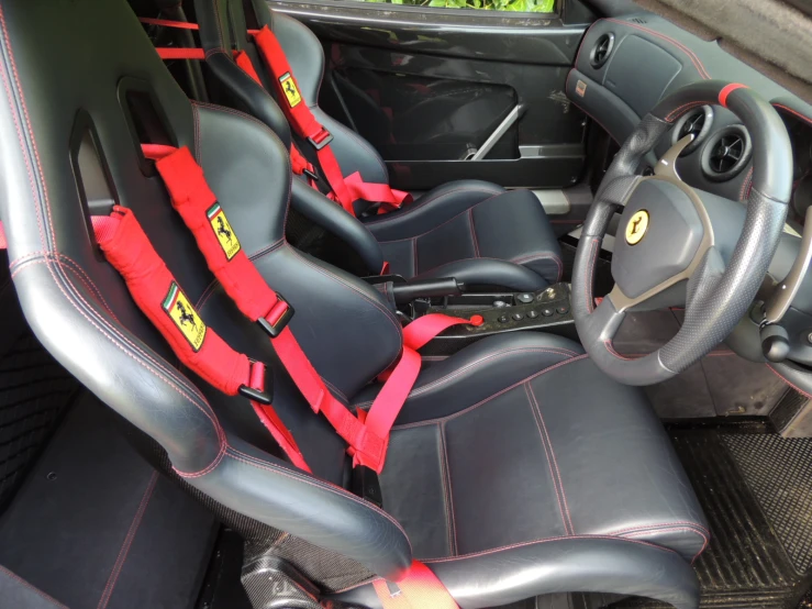 a view of the interior of a car with no steering wheel