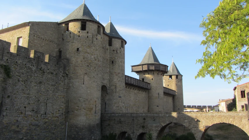 there are many old buildings along with each other