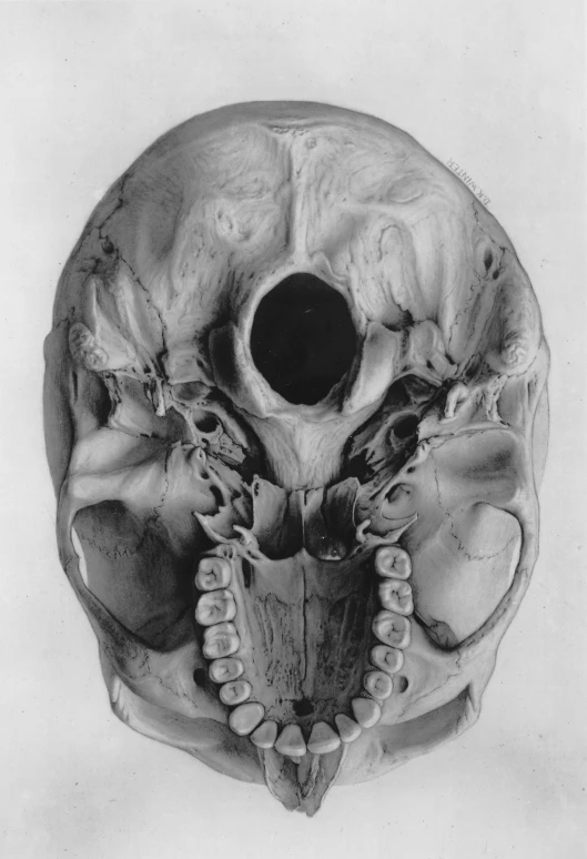 an image of a human head with an x - ray on it