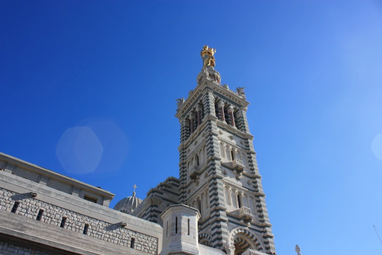 a very tall tower with a clock on it