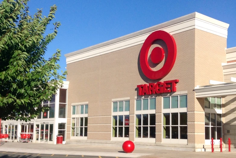 a target store with a red ball in front of it