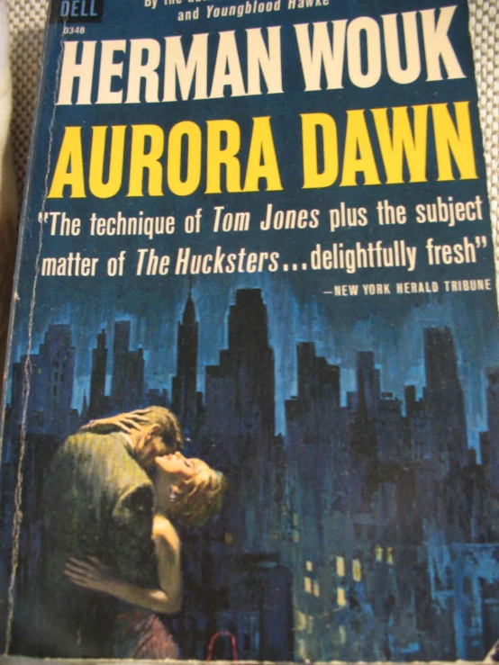 the back cover of a book is titled aurora dawn