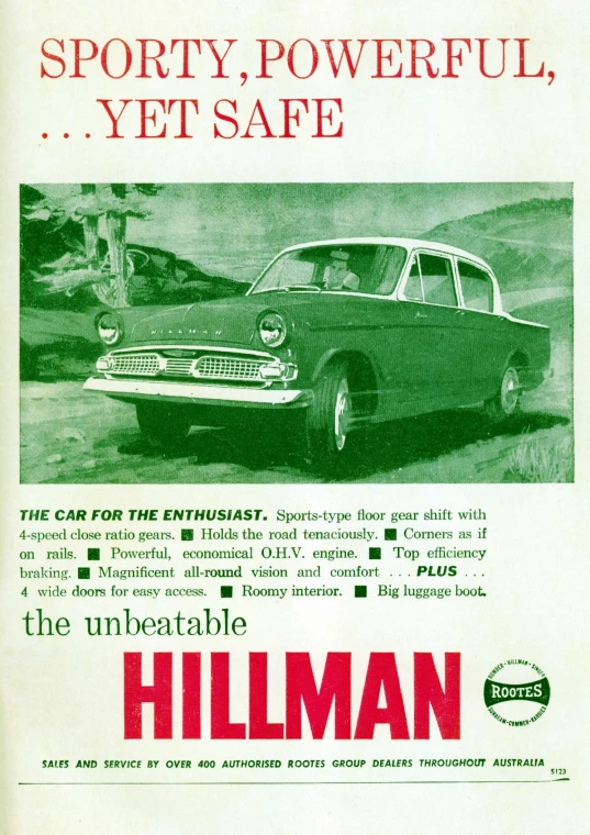an ad for the original car and automobile from the hit car magazine