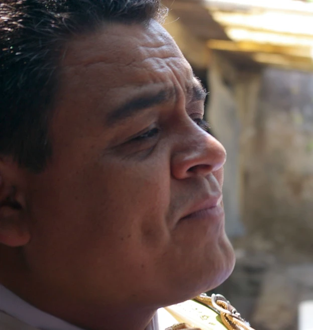 an image of a close up of a man's face