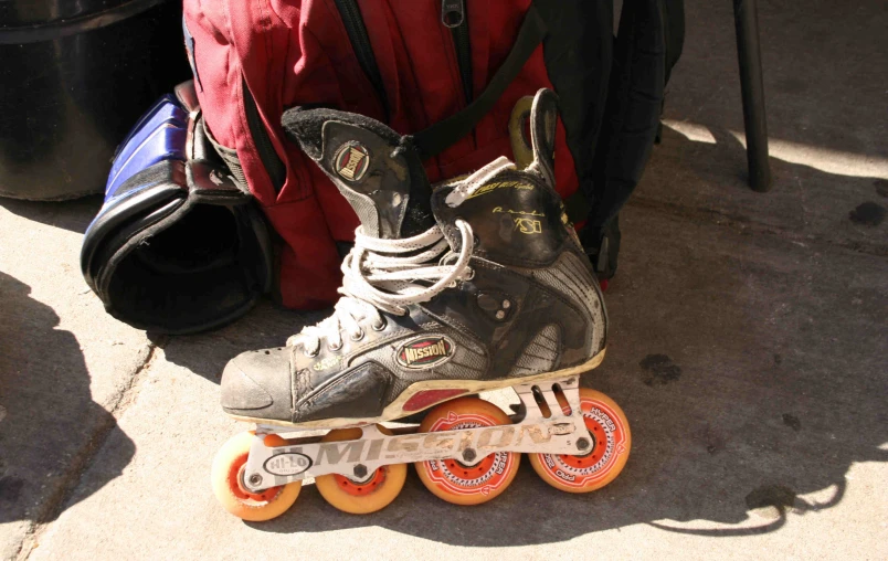 an image of a man that is riding on roller blades
