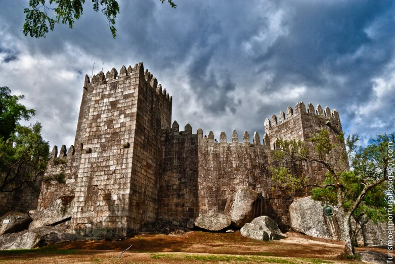 the castle is very large and has very high walls