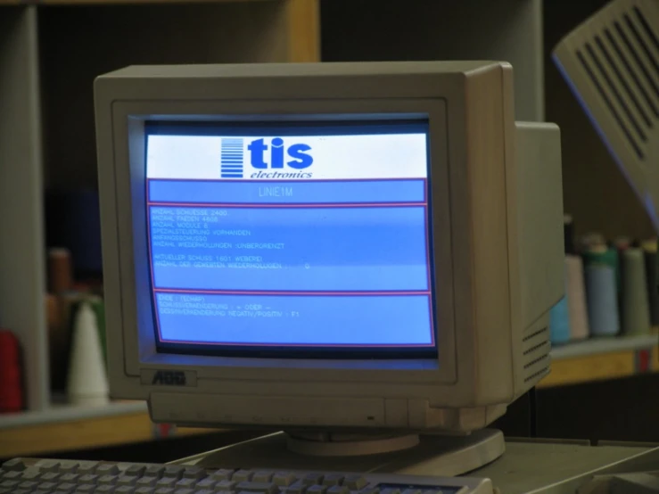 a computer screen displaying it's own server