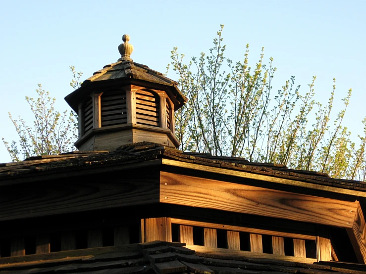 the building is made from the wood planks