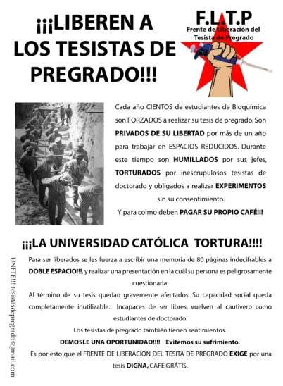 the spanish flyer for the program