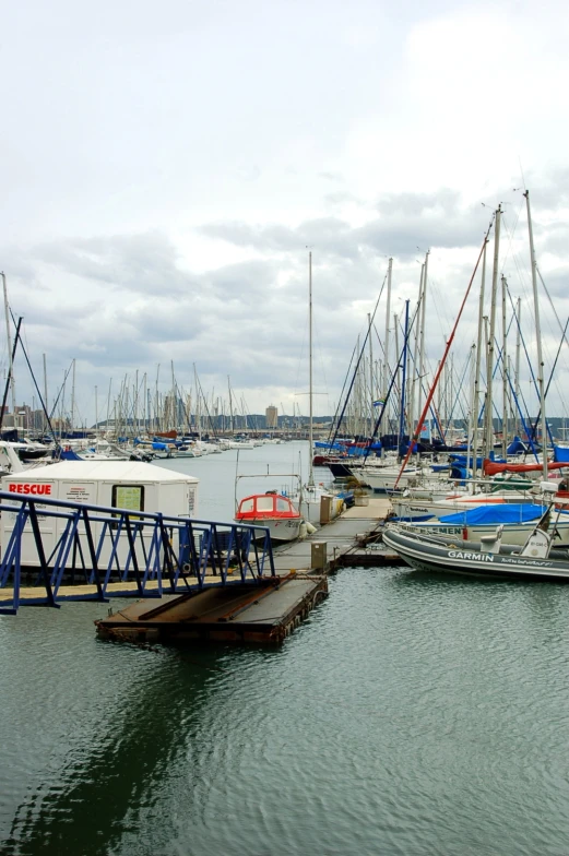 some very pretty boats in a big calm bay