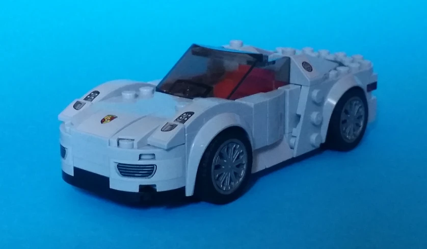 this is an image of a car made out of legos