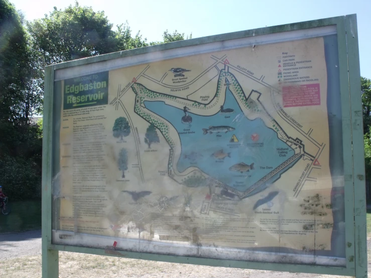 a map of the rockdale regional park