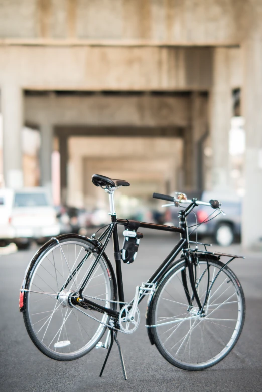 bicycle  up to the handlebars of a bike on the street