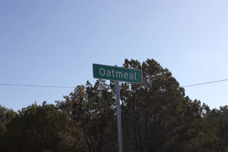 an image of a street sign with a sky background