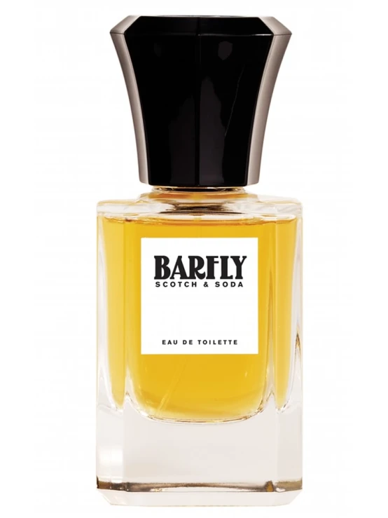 an empty bottle of parfy cologne