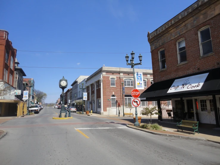 the streets in an old town have no cars or motor bikes