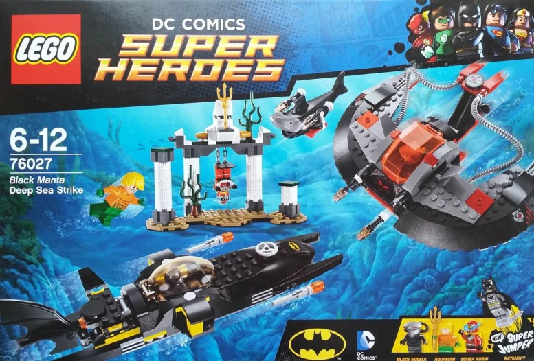 the lego dc super heros batman sets are in a plastic box