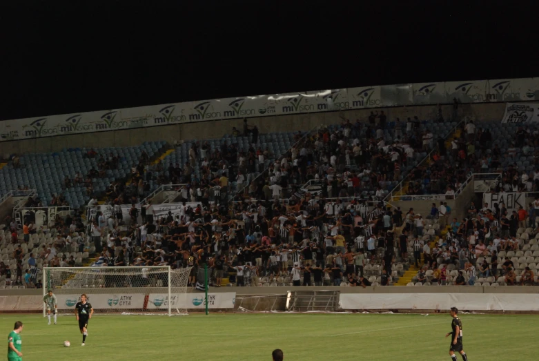 an image of a soccer game going on with players playing