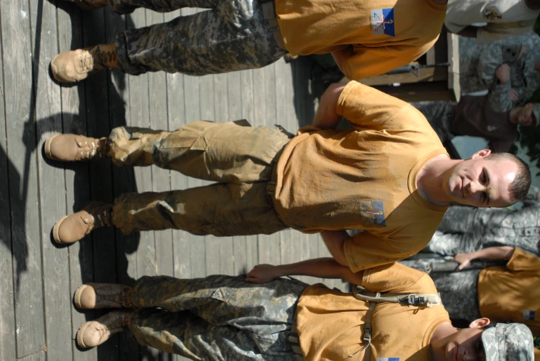 a group of men standing next to each other