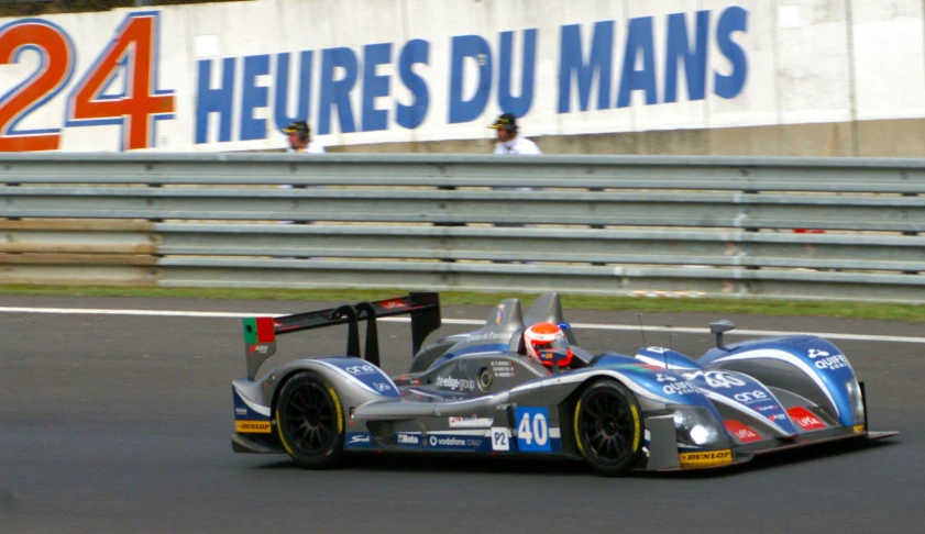 an image of a racing car on a track