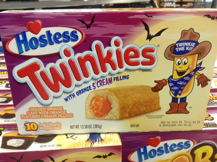 hostess twinkies on display for sale at the store