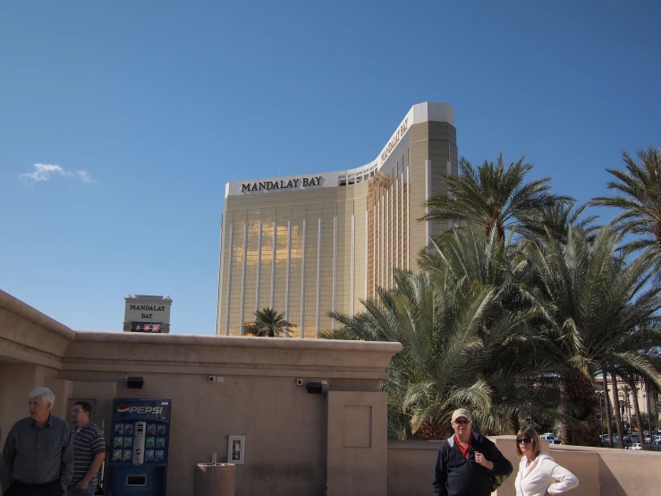 a view of the strip el and casino